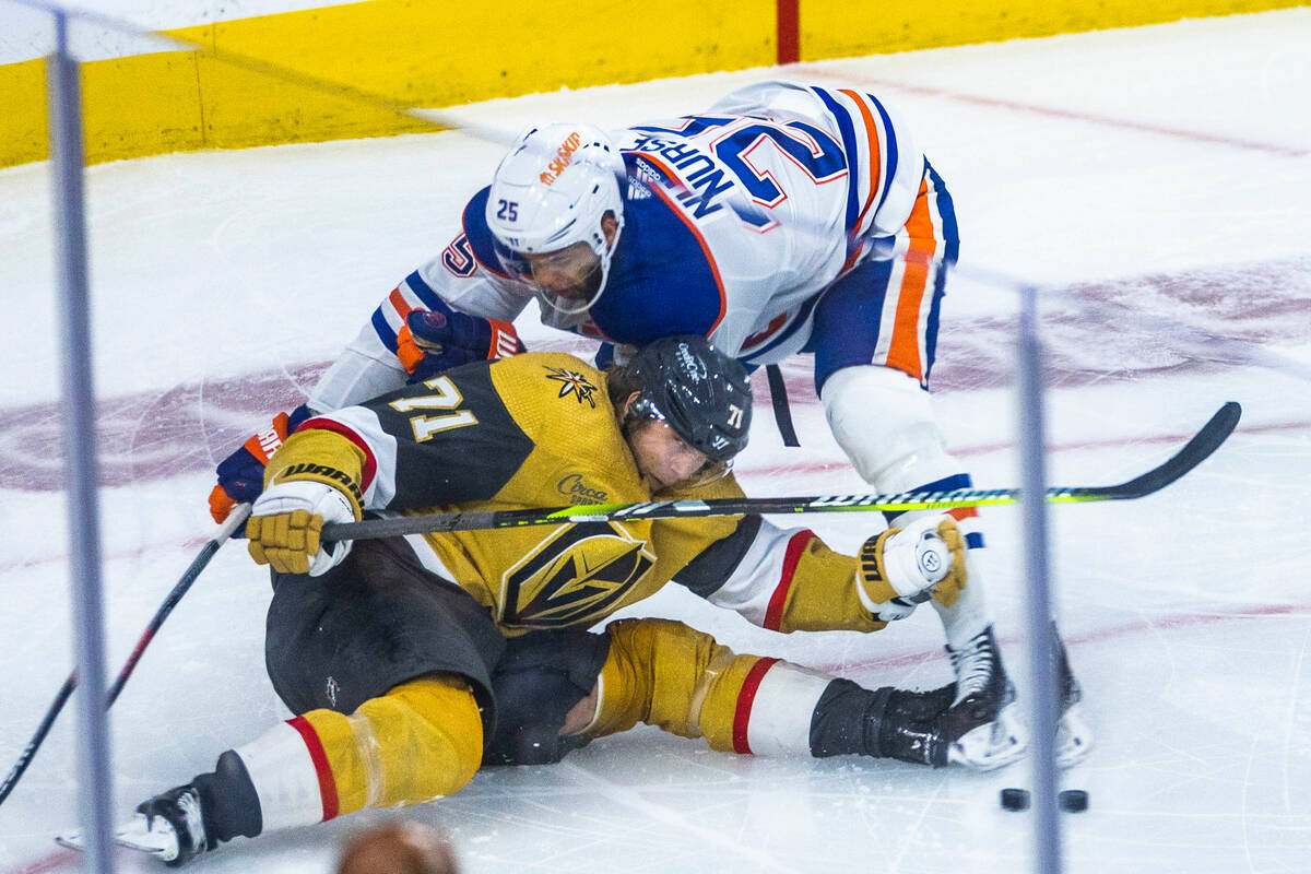 Golden Knights take down Oilers Saturday