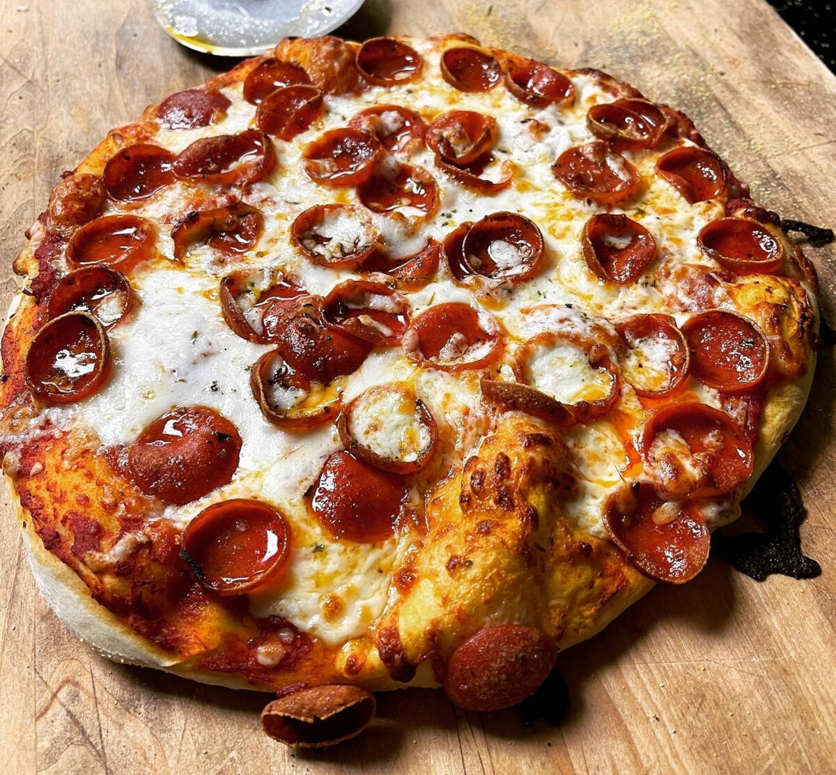 A pepperoni pie from Rufino's Pizzeria, which is set to open soon, in spring 2023, in downtown ...