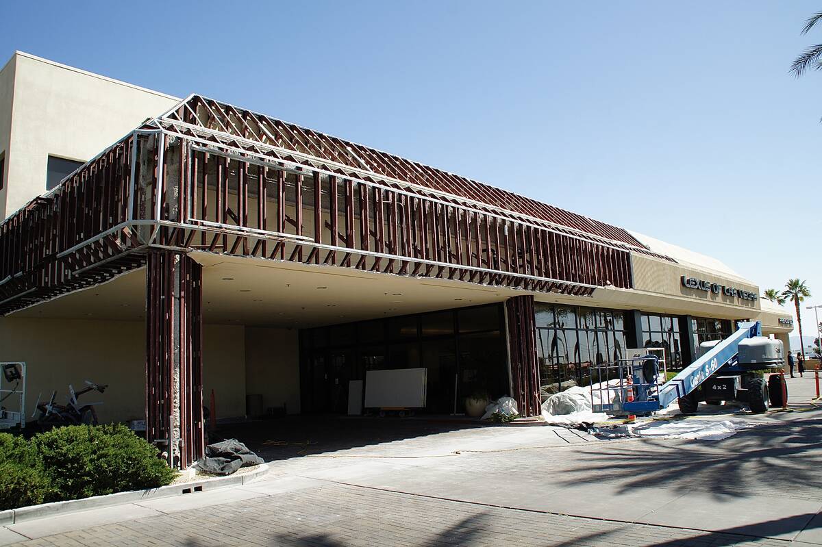 Lexus of Las Vegas is undergoing an exterior facelift. (Lexus of Las Vegas)