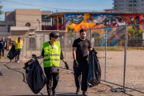 More than 100 people showed up for Findlay Volkswagen's Earth Day cleanup on April 22 in the Ar ...