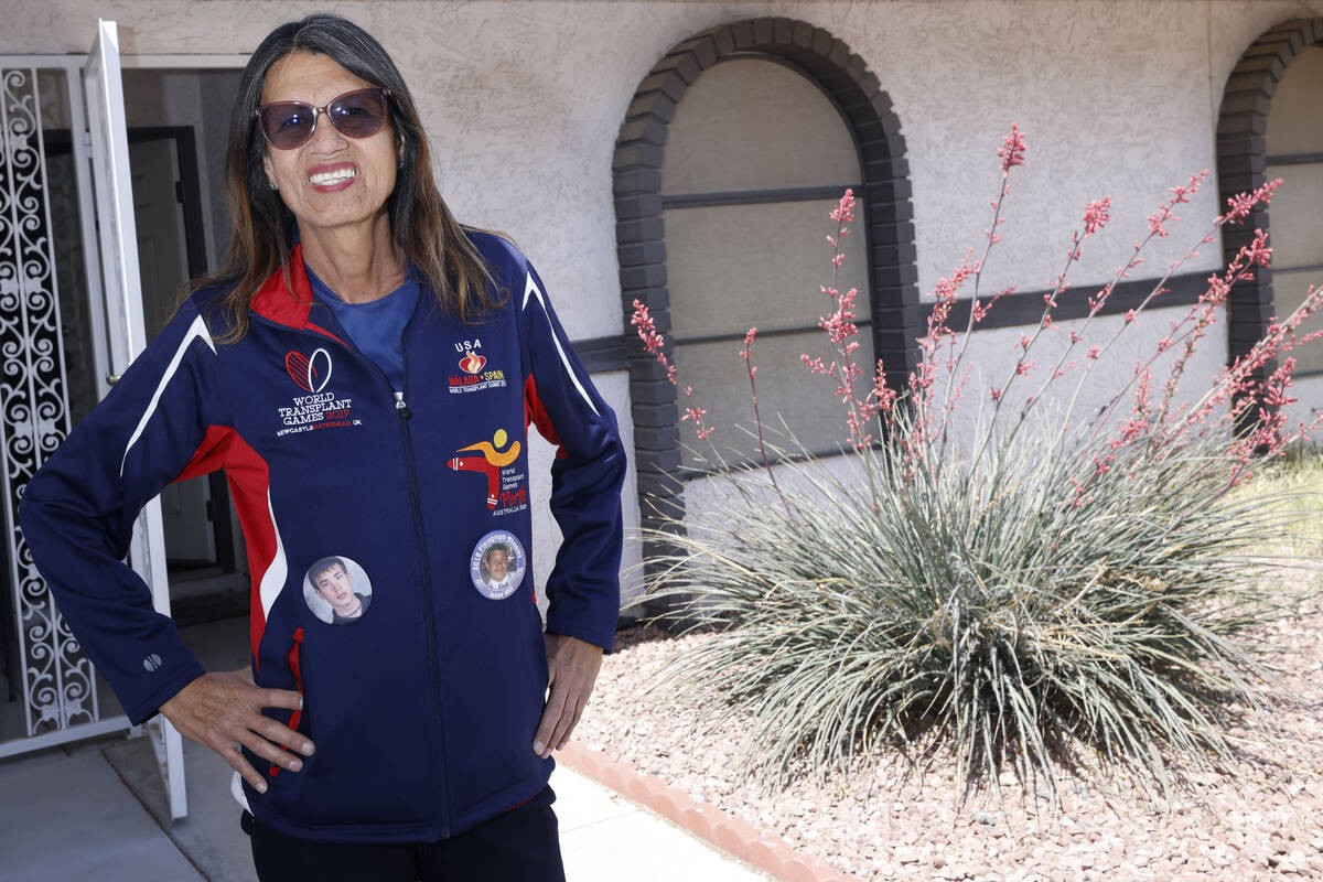 Dinorah Arambula, who had a successful kidney transplant in 2011, poses for a photo wearing but ...