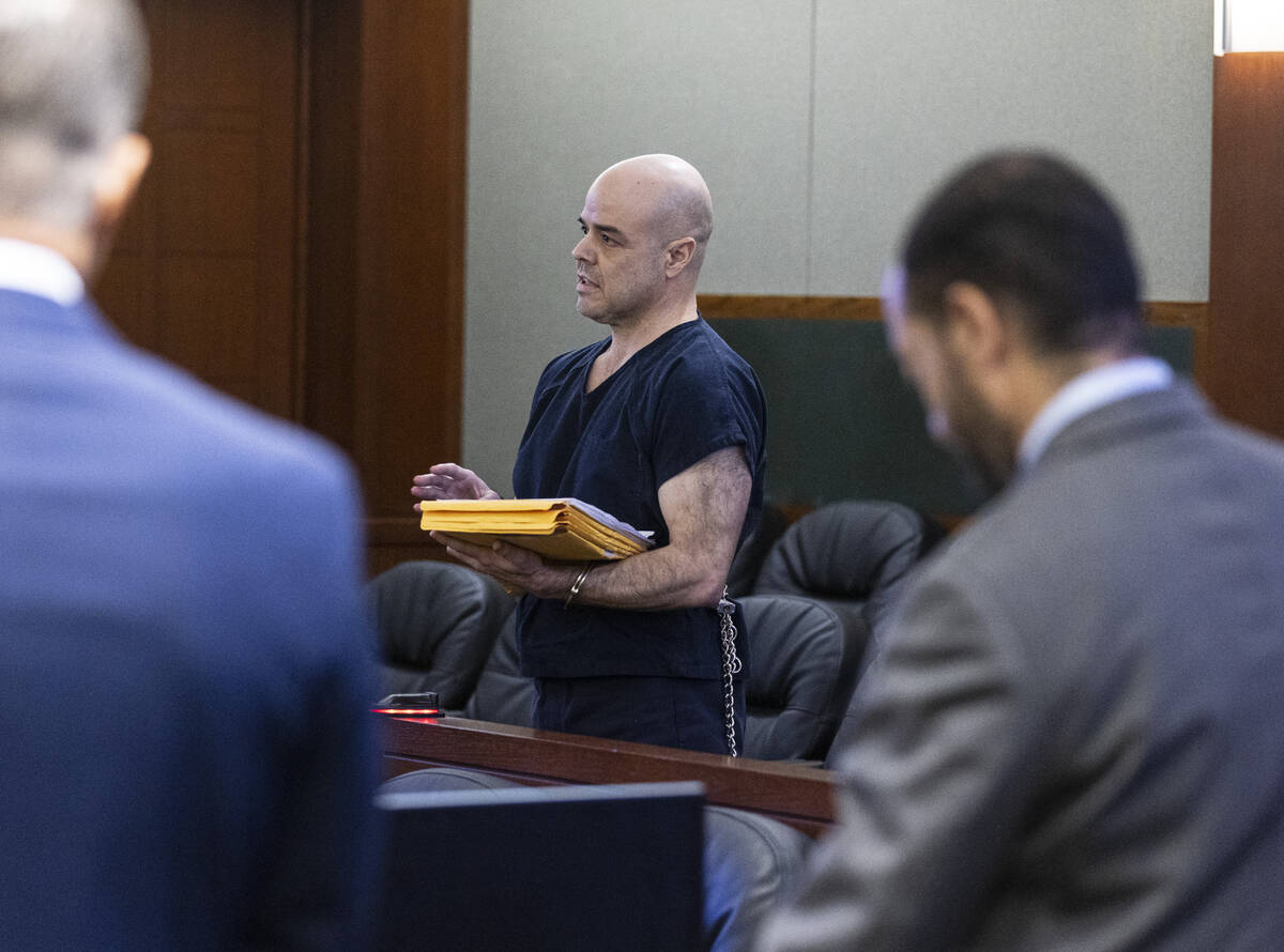 Former Clark County Administrator Robert Telles, who is accused of murdering Las Vegas Review-J ...