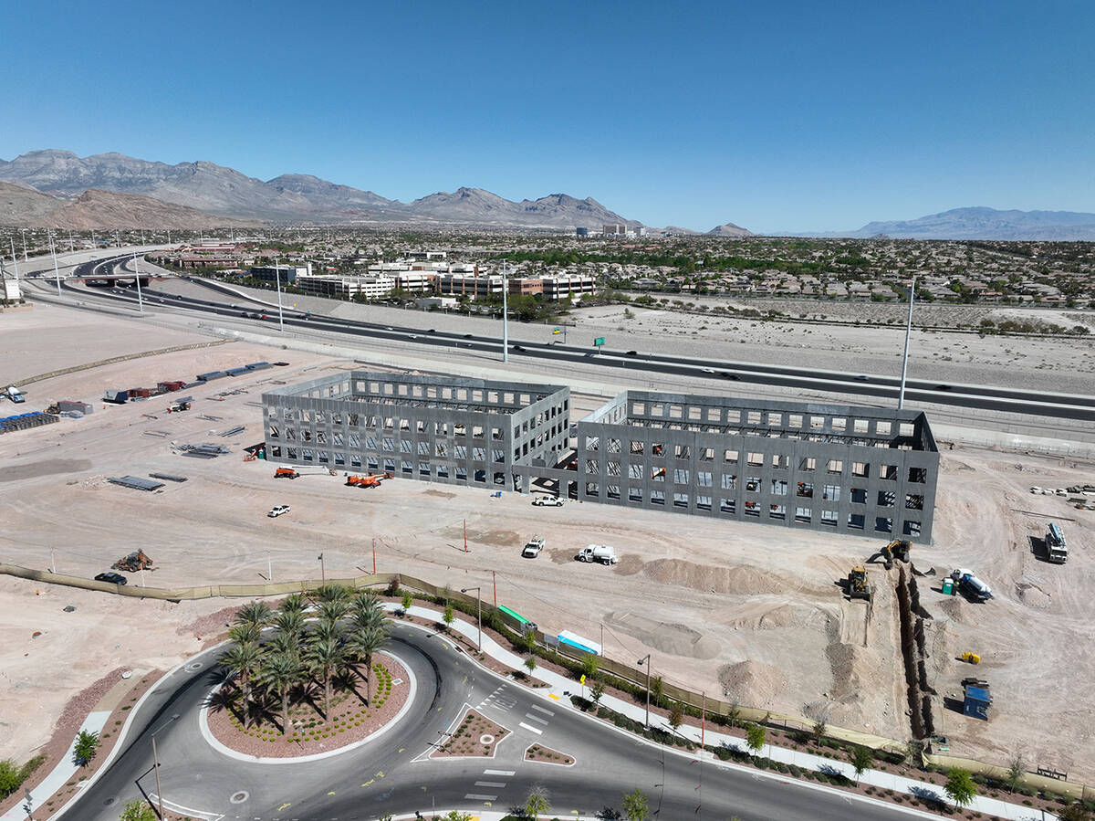 The newest office building in Downtown Summerlin is 1700 Pavilion that opened earlier this year ...