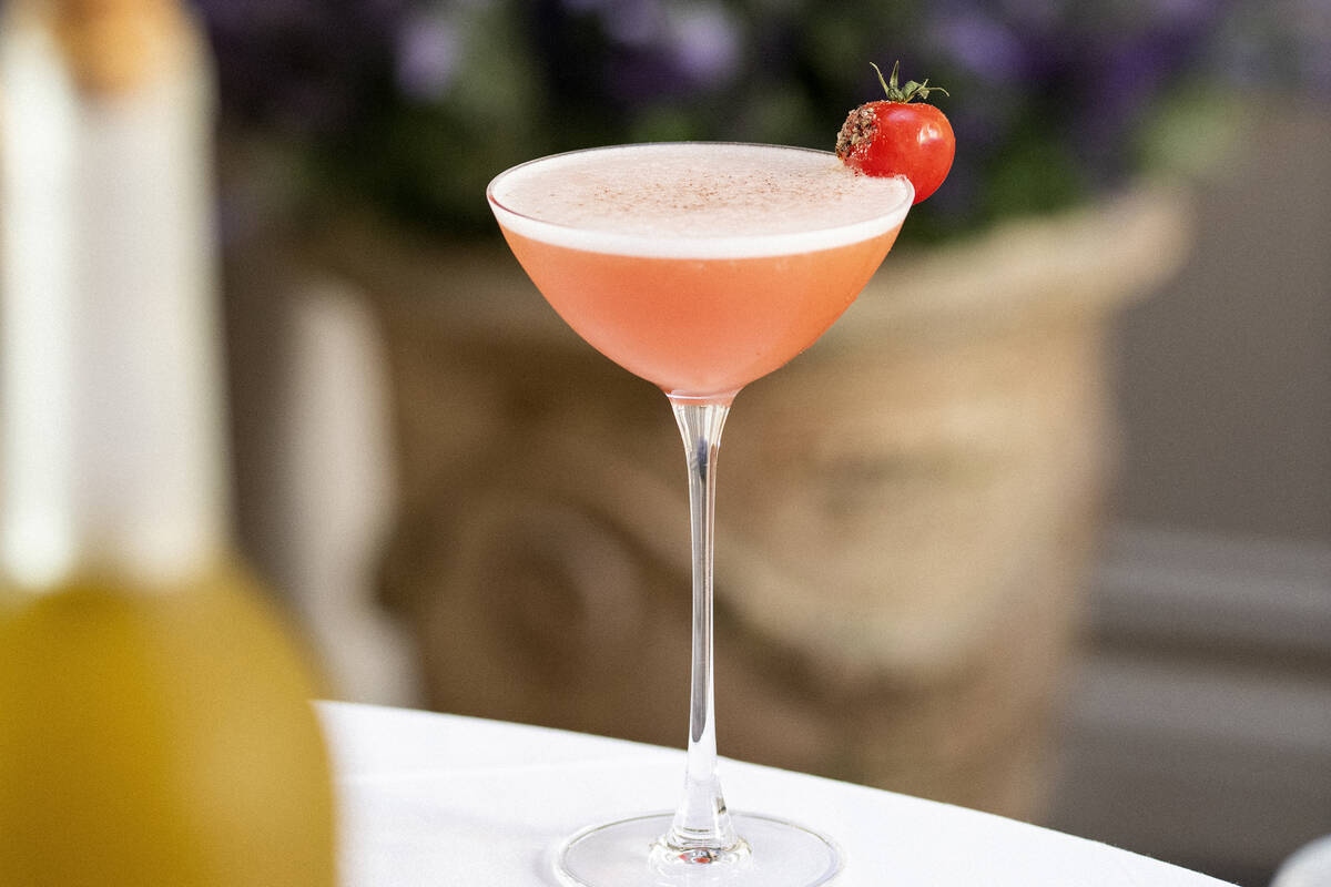A signature Tomatini cocktail from LPM Restaurant & Bar, the global French-Mediterranean restau ...