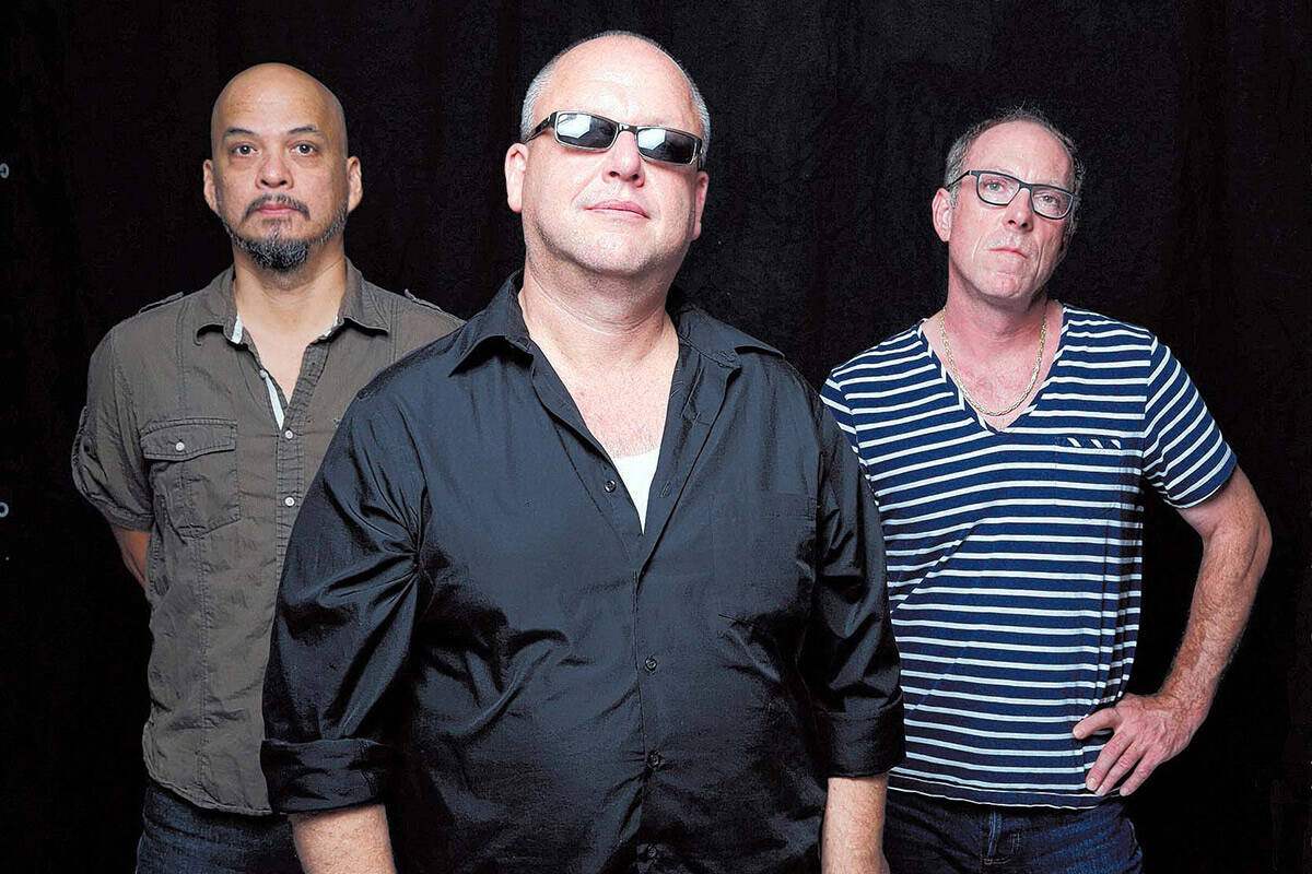 The Pixies: From left, Joey Santiago, Black Francis and David Lovering. (Courtesy of Michael Ha ...
