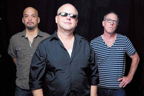 The Pixies: From left, Joey Santiago, Black Francis and David Lovering. (Courtesy of Michael Ha ...