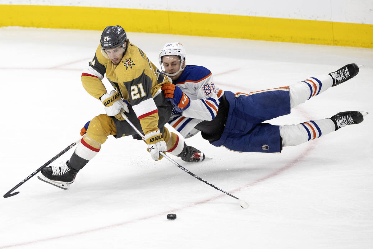 Brett Kulak vs. Brett Howden, May 06, 2023 - Edmonton Oilers vs. Vegas  Golden Knights