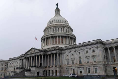 FILE- This Dec. 24, 2020, file photo shows the U.S. Capitol is seen in Washington. (AP Photo/Ja ...