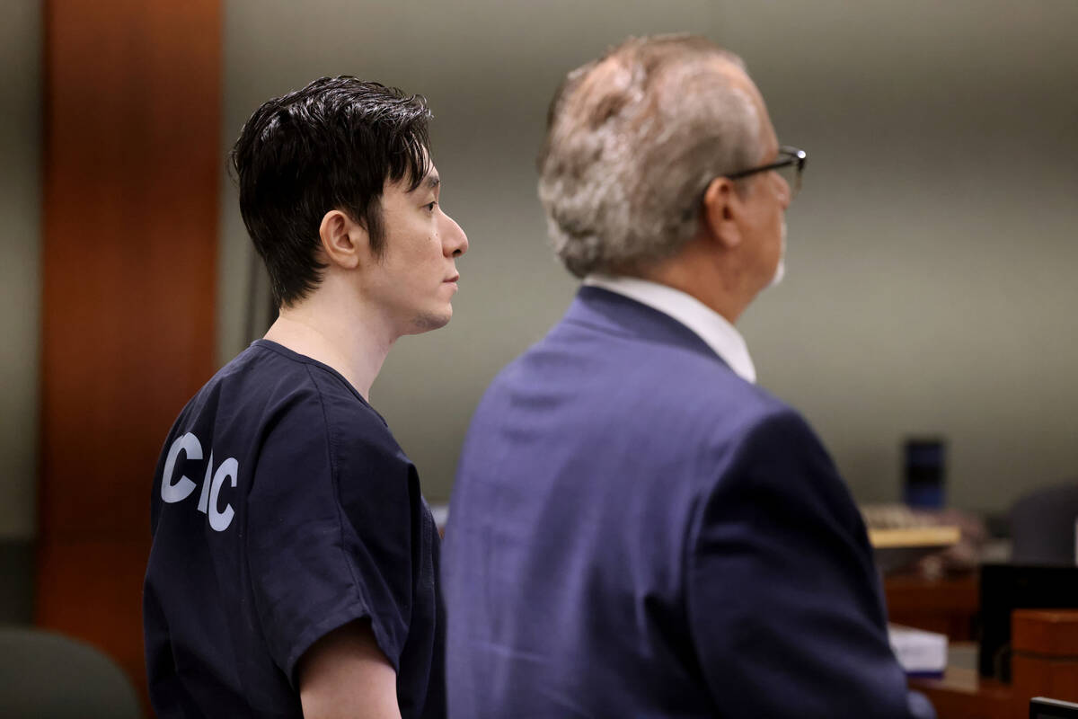 Chan Park, left, who was found guilty of first-degree murder and kidnapping for tying up and be ...