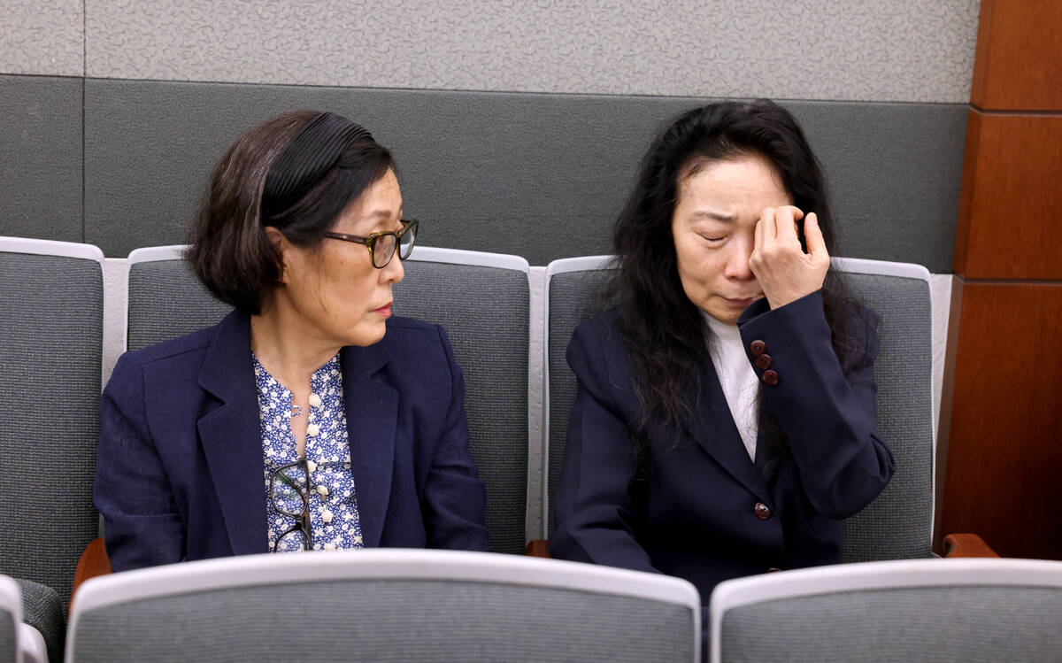 So Kim, right, mother of Chan Park, who was found guilty of first-degree murder and kidnapping ...