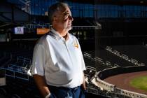 Las Vegas Aviators president Don Logan poses for a portrait at Las Vegas Ballpark in Downtown S ...