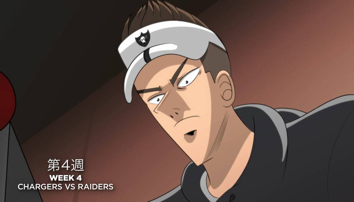 Chargers anime schedule video full of digs at Raiders