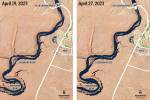 NASA images show Colorado River changes after simulated flood