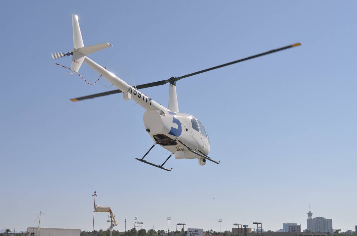 The Sky 3 chopper, seen in 2014. (Las Vegas Review-Journal)