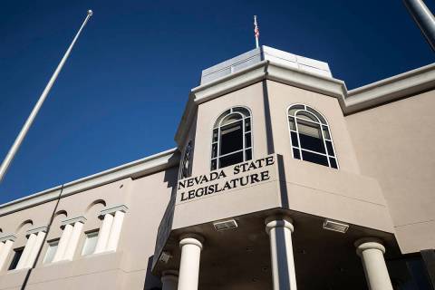 The Nevada State Legislature Building (Benjamin Hager/Las Vegas Review-Journal)
