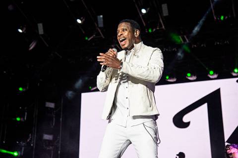 Keith Sweat performs at the 2018 Essence Festival at the Mercedes-Benz Superdome, Sunday, July ...