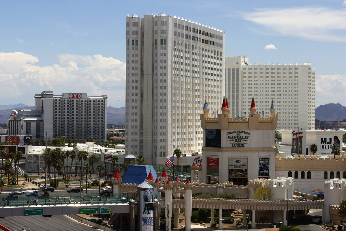 The Tropicana hotel-casino site where the Oakland Athletics are planing to build a new ballpark ...