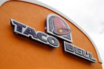 FILE - A sign hangs at a Taco Bell on May 23, 2014, in Mount Lebanon, Pa. Declaring a mission t ...