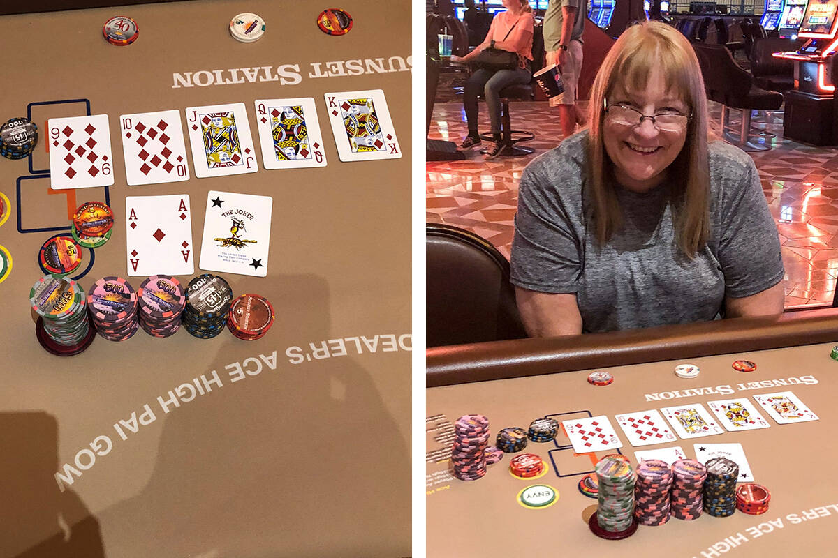 Mary, a local player, won $172,270 while playing Pai Gow Poker on Tuesday, May 16, 2023, at Sun ...