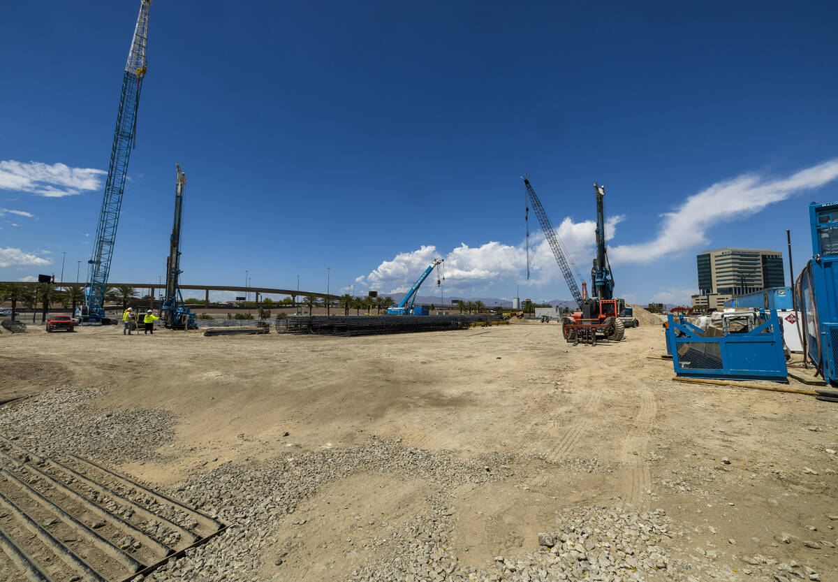 Construction begins on land for Symphony Park 2 and 3 as the Southern Land Company hosts a cere ...