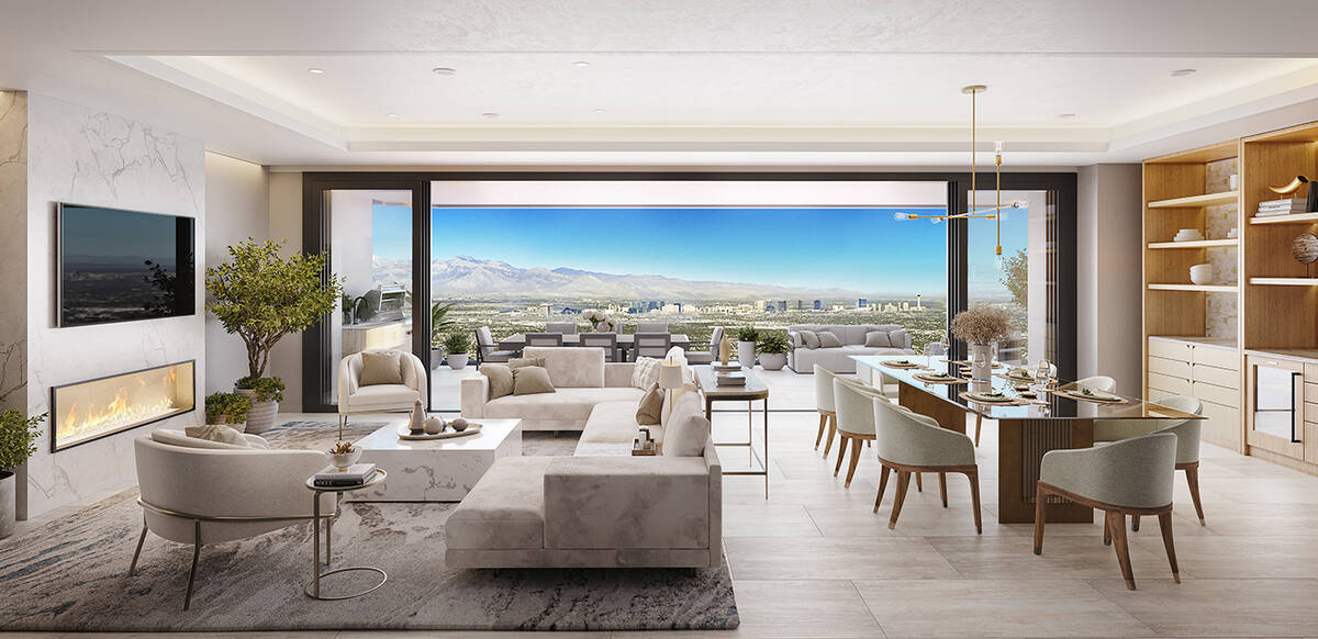 Luxus Development This artist's rendering shows what the Four Seasons Private Residences Las Ve ...