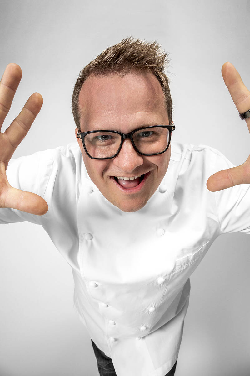 Chef Brian Howard of Sparrow + Wolf fame, in the Chinatown neighborhood of Las Vegas, opened hi ...