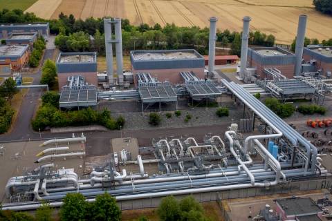 FILE - The gas storage plant Reckrod is pictured near Eiterfeld, central Germany, Thursday, Jul ...