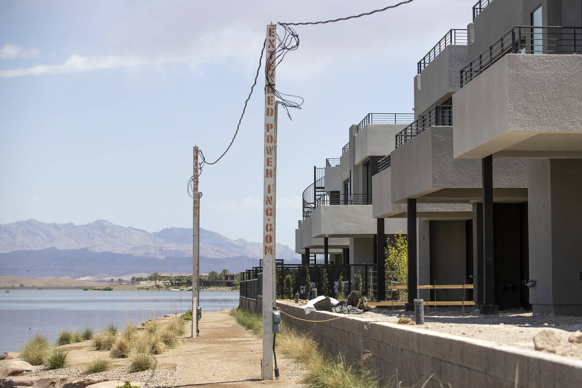 Shoreline, A Blue Heron Community, a new development, at Lake Las Vegas on Friday, May 19, 2023 ...