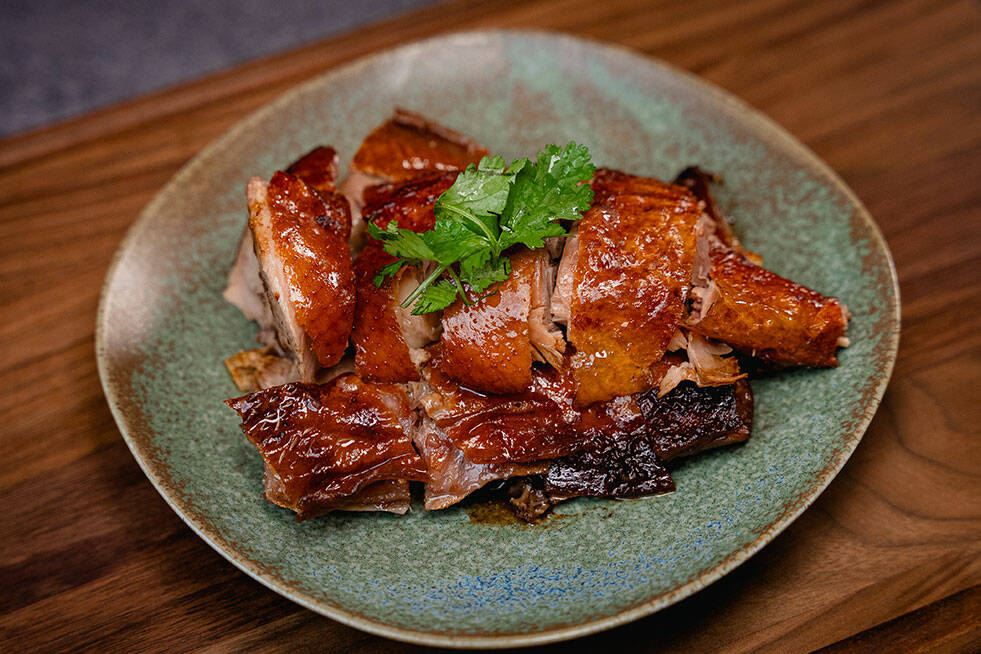 Cantonese roast duck from Taste of Asia restaurant now open in Suncoast Hotel and Casino in Las ...