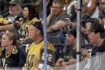 Hotel-casino owner Derek Stevens, center left, and Mark Wahlberg, center right, at shown with S ...