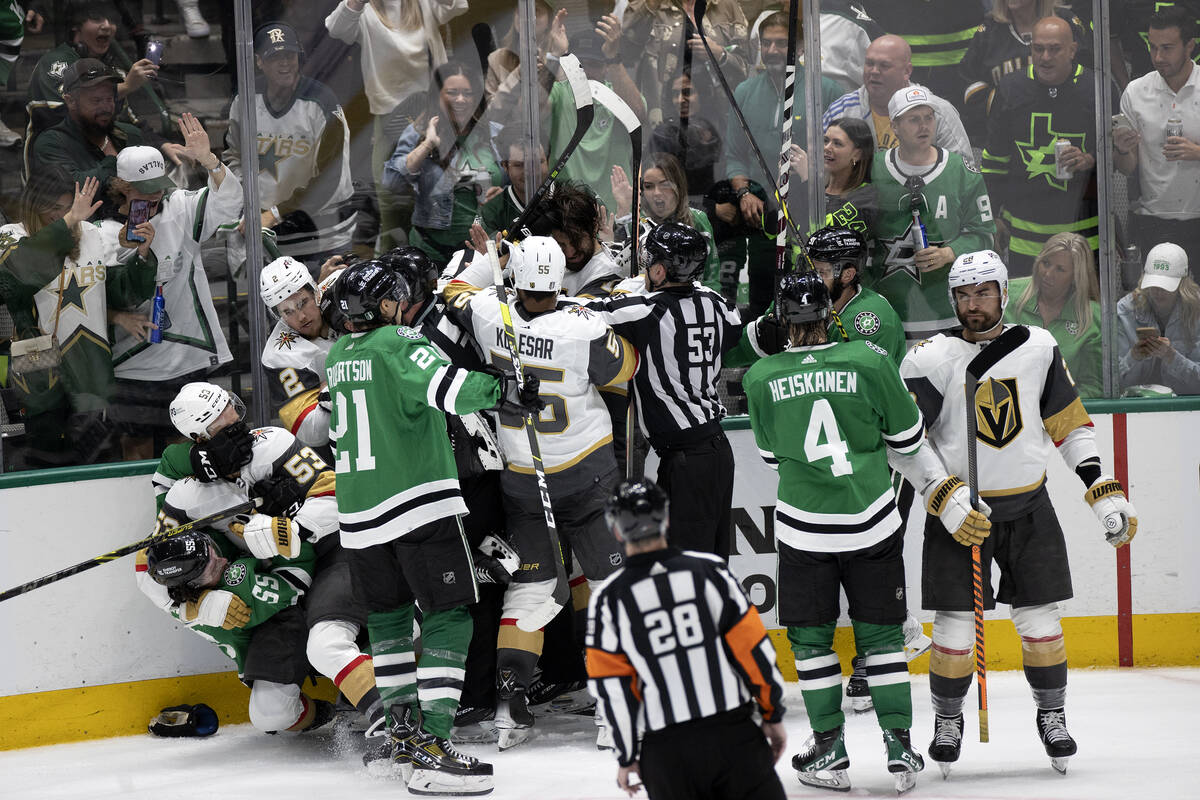 Stars' Heiskanen exits Game 3 vs. Kraken after taking puck to the face