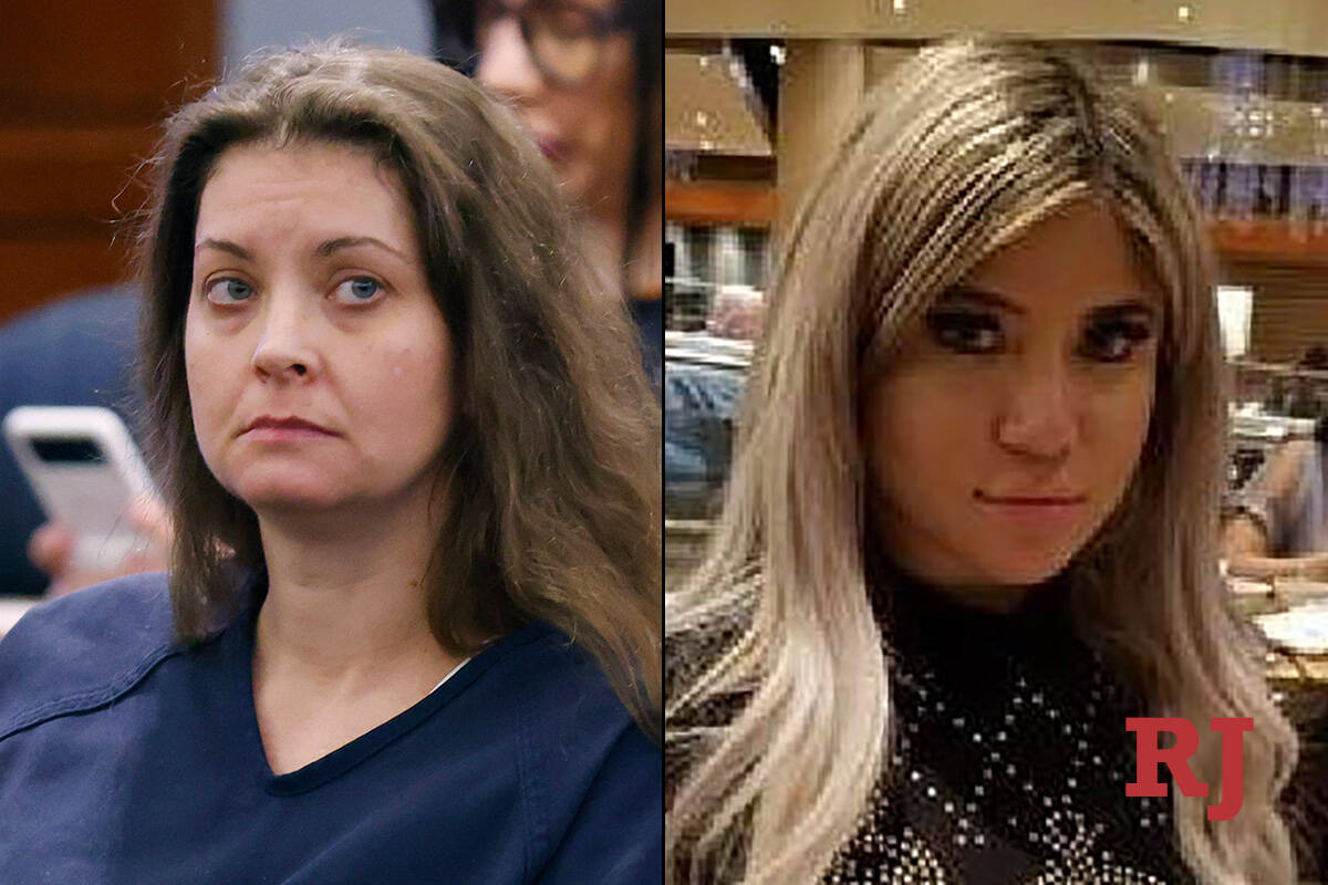 Casandra Garrett, left, and Esmeralda Gonzalez, right. (Las Vegas Review-Journal/LVMPD)