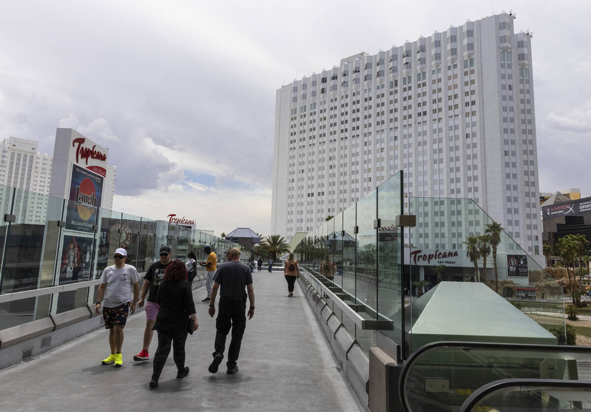 The Tropicana hotel-casino site where the Oakland Athletics are planing to build a new ballpark ...