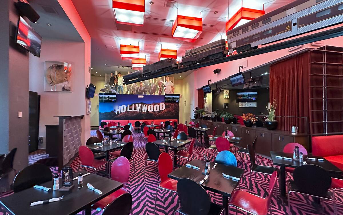 Planet Hollywood Restaurant is shown about an hour after closing at the Forum Shops at Caesars ...