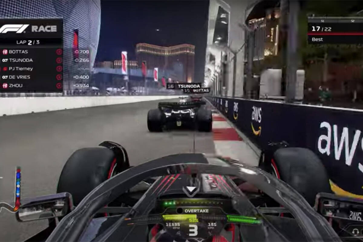 game video 23 Las Sports showcased F1 | in Motor 1 track Sports | — Vegas VIDEO Formula | F1