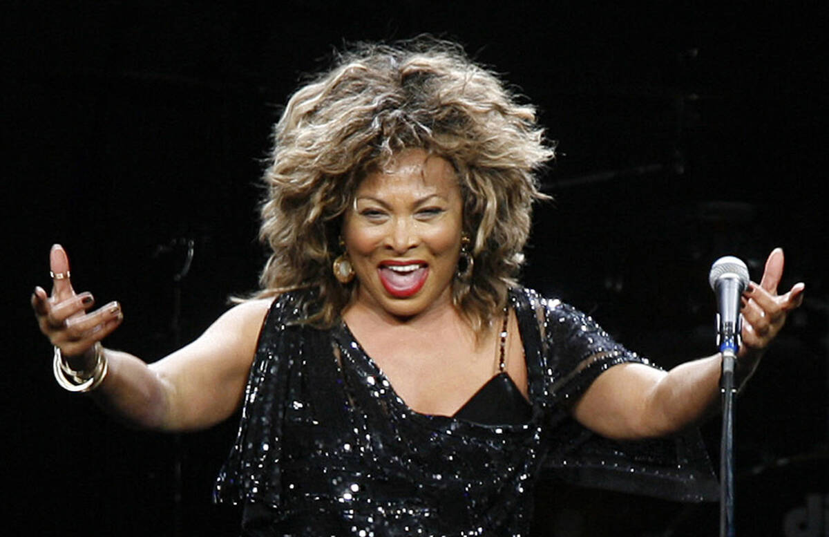 FILE - Tina Turner performs in a concert in Cologne, Germany on Jan. 14, 2009. Turner, the unst ...