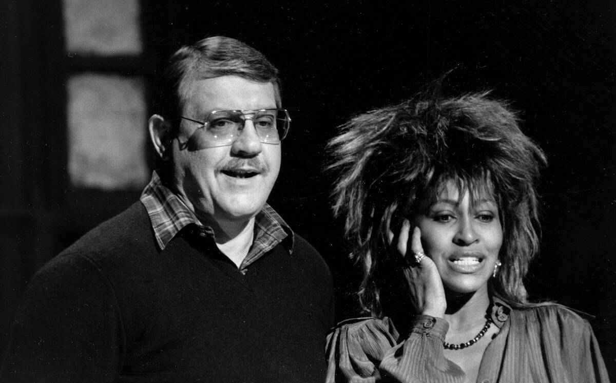 Tina Turner rehearses for an appearance as musical guest on the NBC TV show Saturday Night Life ...