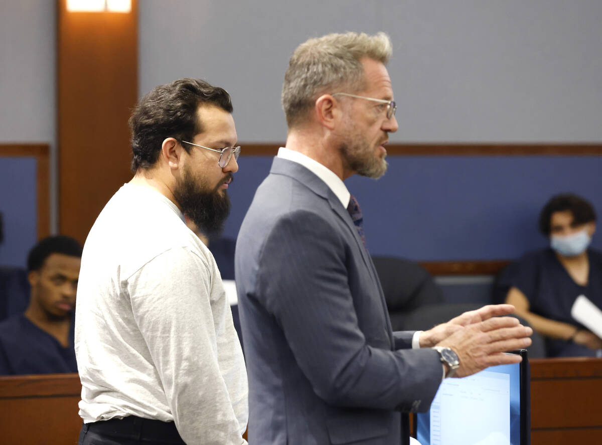 Marco Benitez, who pleaded guilty to DUI for a November crash near UNLV that left two bicyclist ...
