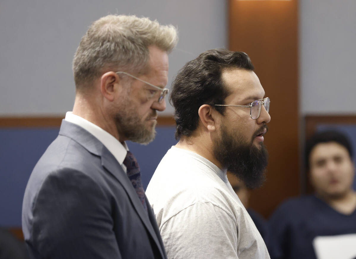 Marco Benitez, who pleaded guilty to DUI for a November crash near UNLV that left two bicyclist ...