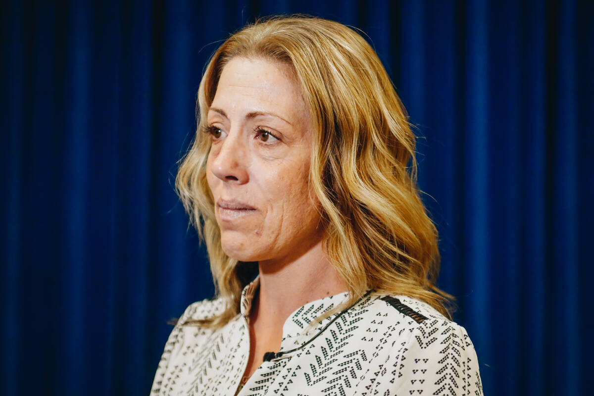 Shirl Huey answers questions from journalists about the death of her sister, Shella Huey, on We ...