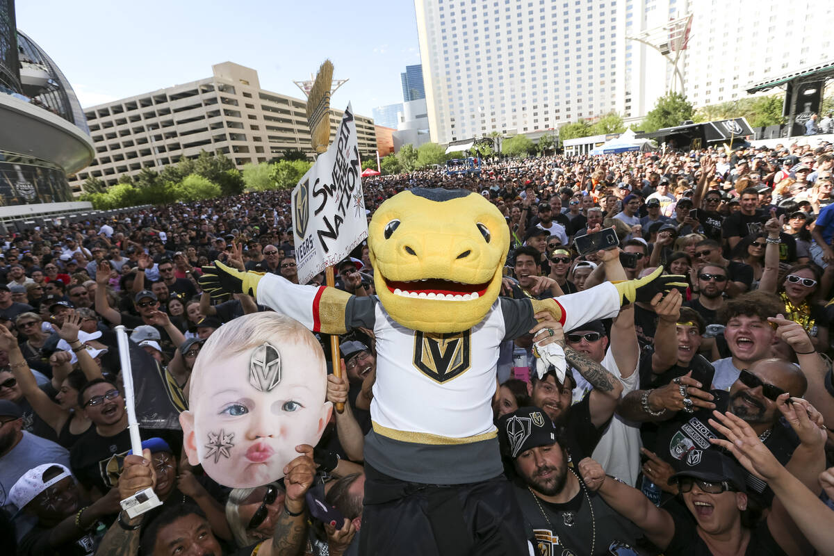 Golden Knights fans lining up for free tattoos during playoffs is peak Vegas