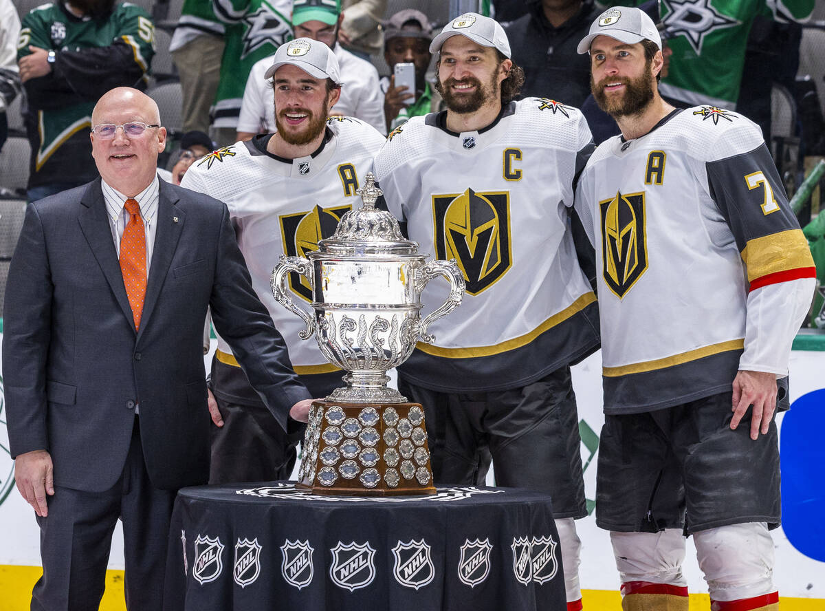 Vegas Golden Knights NHL Western Conference Champions 2023 Gold