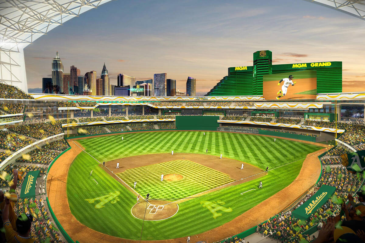 Oakland Athletics Las Vegas MLB ballpark renderings released
