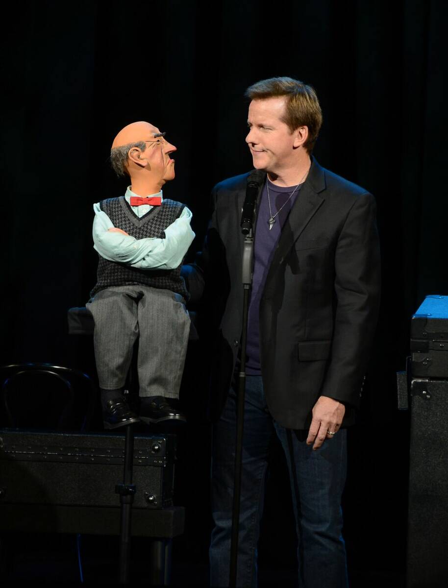 Jeff Dunham appears with the grumpy puppet Walter at The Colosseum at Caesars Palace in Las Veg ...