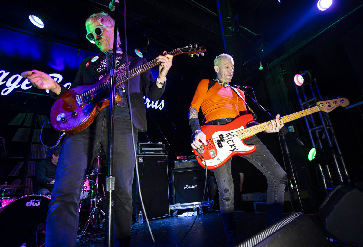 The Briefs perform during the Punk Rock Bowling music festival on Sunday, May 28, 2023, in down ...
