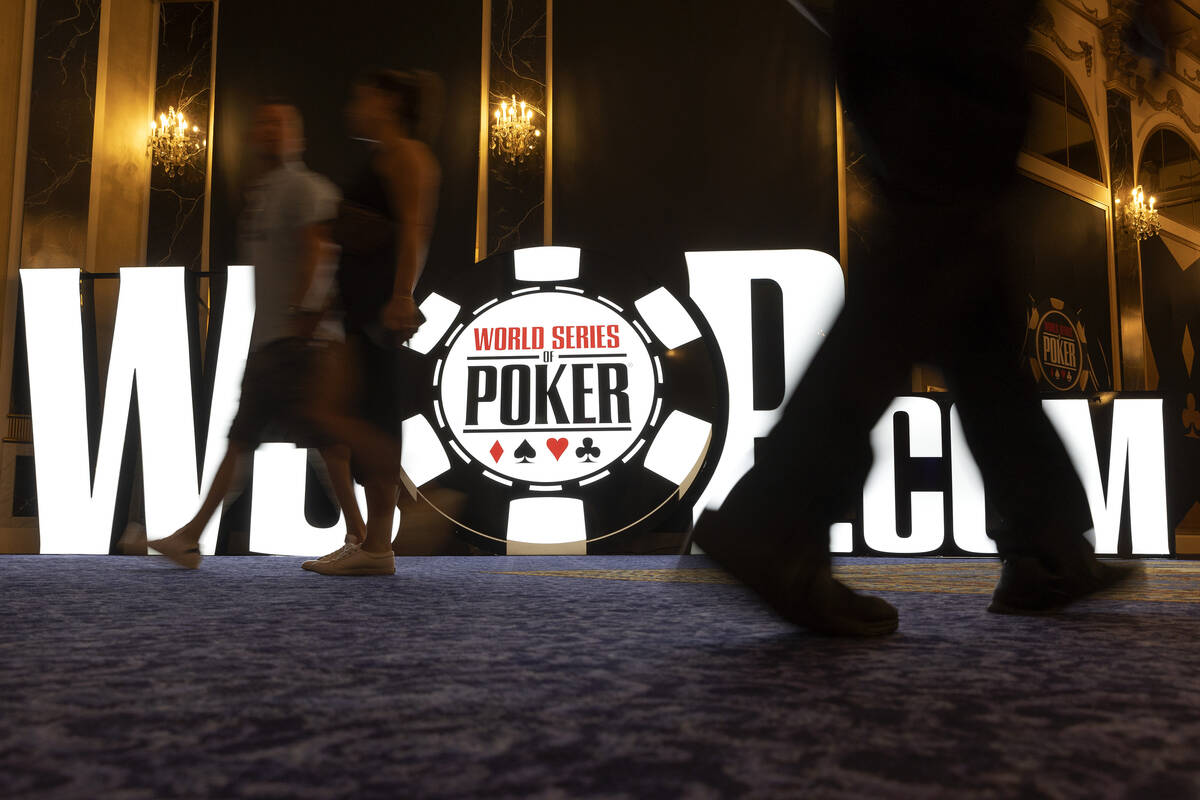 The first day of the World Series of Poker is underway at Horseshoe Las Vegas on Tuesday, May 3 ...
