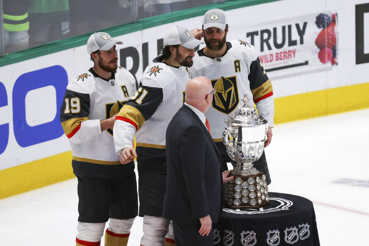 Vegas Golden Knights NHL Western Conference Champions 2023 Gold