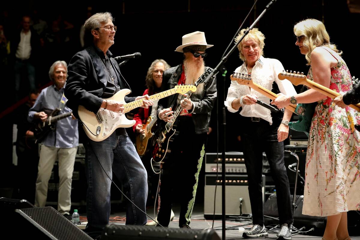 John McLaughlin, Eric Clapton, Kirk Hammett, Billy Gibbons, Rod Stewart and Susan Tedeschi are ...