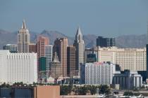 The Las Vegas Strip skyline, seen in 2017. (Las Vegas Review-Journal)