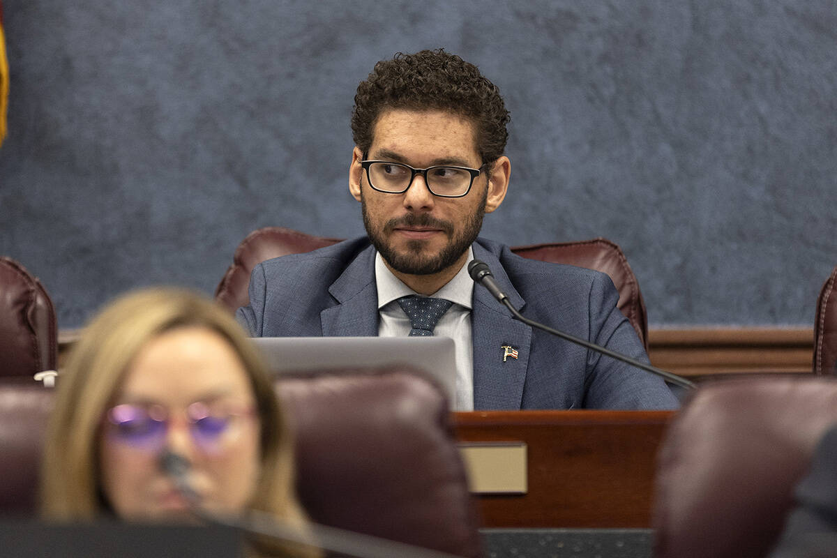 Assemblyman Howard Watts, D-Las Vegas, chairs a meeting of the Assembly Committee on Growth and ...